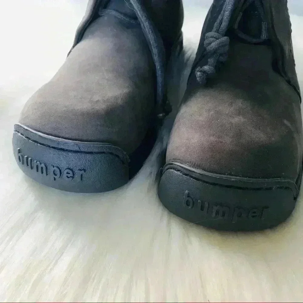 New Giugiaro Bumper Leather Italy Boots Shoes